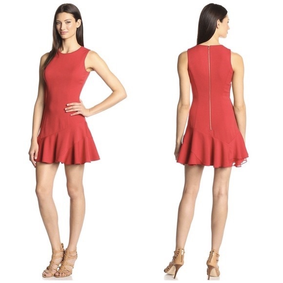 Sam Edelman Dresses & Skirts - Sam Edelman Red Drop Waist Dress